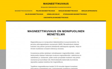 magneettikuvaus.info screenshot