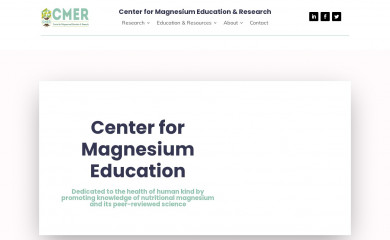 magnesiumeducation.com screenshot