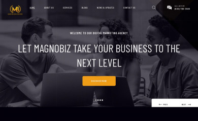 magnobizdigisolutions.com screenshot