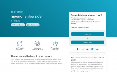 magnolienherz.de screenshot