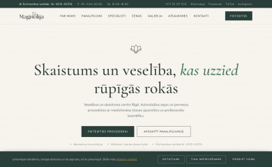 magnolija.lv screenshot