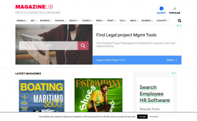 magazinelib.com screenshot