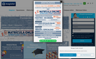 magister.com screenshot