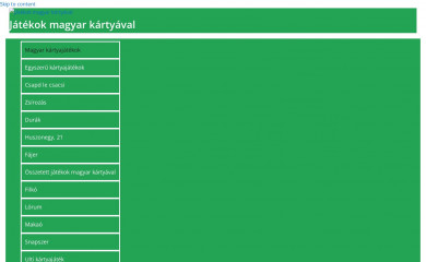 magyarkartyajatekok.hu screenshot