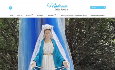 madonnadellaroccia.com screenshot