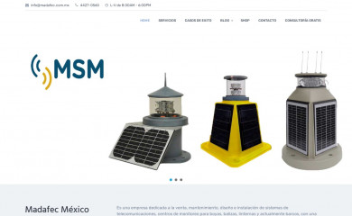 madafec.com.mx screenshot