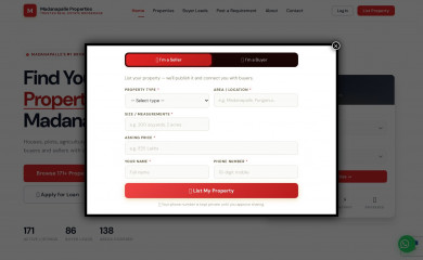 madanapalleproperties.com screenshot