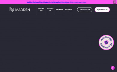 https://maddenmedia.com screenshot