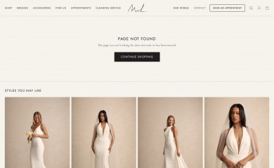 madewithlovebridal.com screenshot