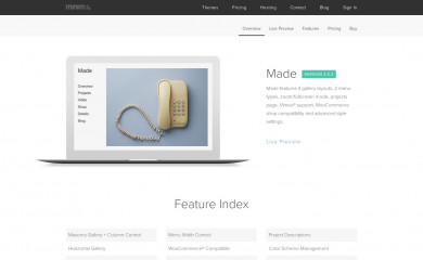 https://madebyminimal.com/made screenshot