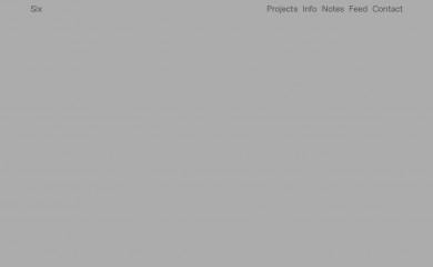 http://www.madebysix.com screenshot