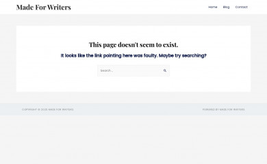 http://madeforwriters.com/writers/ screenshot