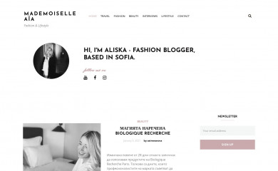 mademoiselleaia.com screenshot