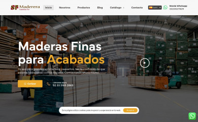 madererasantafe.com screenshot