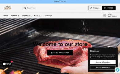 madfresh.com.au screenshot