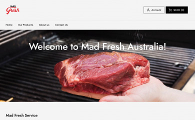 madfresh.com.au screenshot