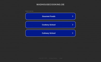 madhousecooking.de screenshot