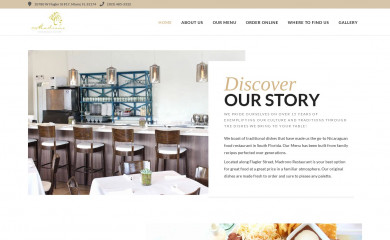 madronorestaurant.com screenshot