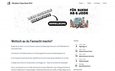 maertplatz-clique.ch screenshot