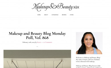 makeupandbeautyblog.com screenshot