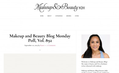 makeupandbeautyblog.com screenshot