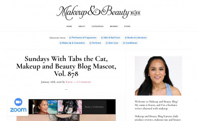 makeupandbeautyblog.com screenshot