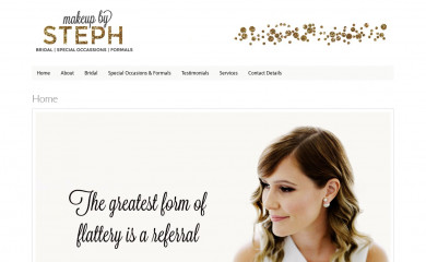 makeupbysteph.com.au screenshot