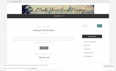 makeyoursoulhappy.com screenshot