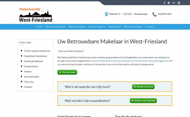 makelaardij-westfriesland.nl screenshot