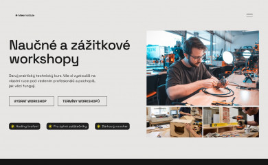 makerinstitute.cz screenshot