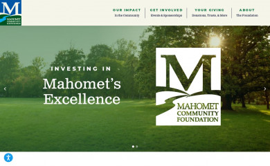 mahometcommunityfoundation.org screenshot