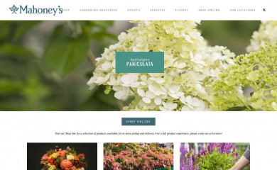 mahoneysgarden.com screenshot