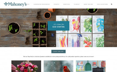 mahoneysgarden.com screenshot