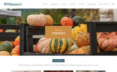 mahoneysgarden.com screenshot