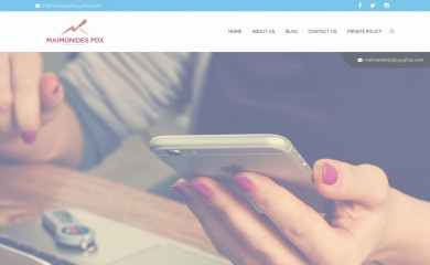 maimonides-pdx.org screenshot