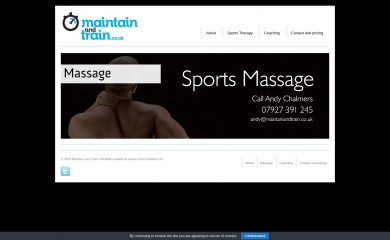 maintainandtrain.com screenshot