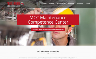maintenance-competence-center.at screenshot