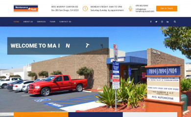 maintenanceplussd.com screenshot