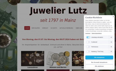 mainzgold.de screenshot
