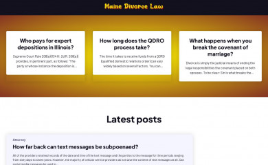 mainedivorcelawblog.com screenshot