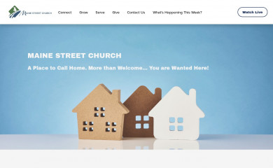 mainestreetchurch.com screenshot