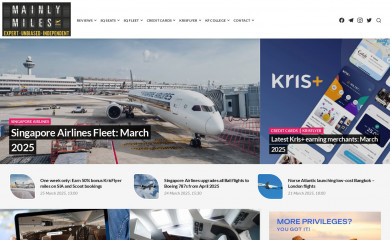 mainlymiles.com screenshot