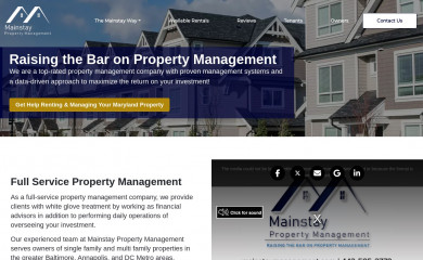mainstaymanagement.com screenshot