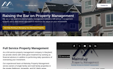 mainstaymanagement.com screenshot