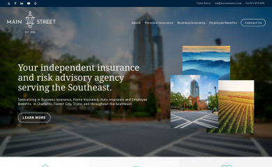 mainstreetins.com screenshot