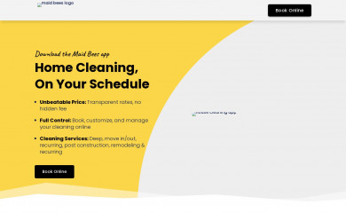 maidbees.com screenshot