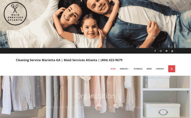 maidservicesatlanta.com screenshot