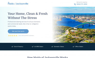 maidsofjacksonville.com screenshot