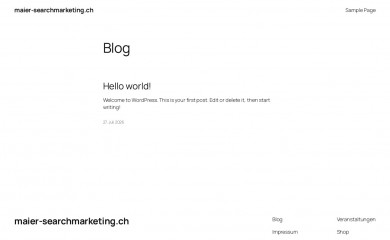 maier-searchmarketing.ch screenshot