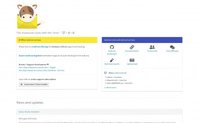 mailcow.email screenshot